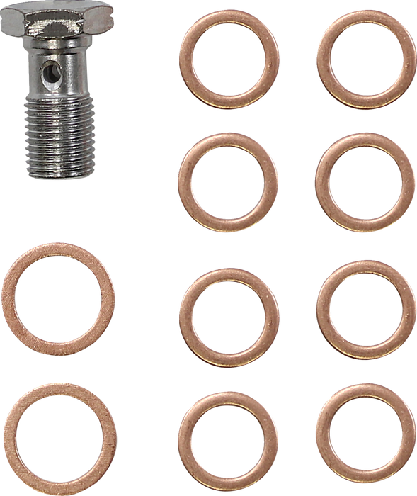 LA CHOPPERS Handlebar Cable/Brake Line Kit - 15" - 17" Ape Hanger Handlebars - Stainless Steel LA-8056KT-16