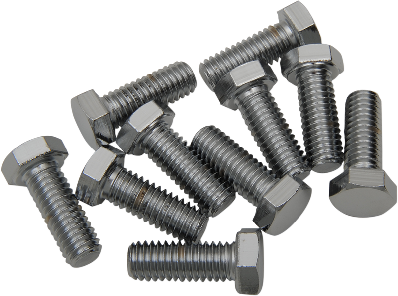 DRAG SPECIALTIES Bolts - Hex-Head - Chrome - 3/8"-16 x 3/4" MPB131