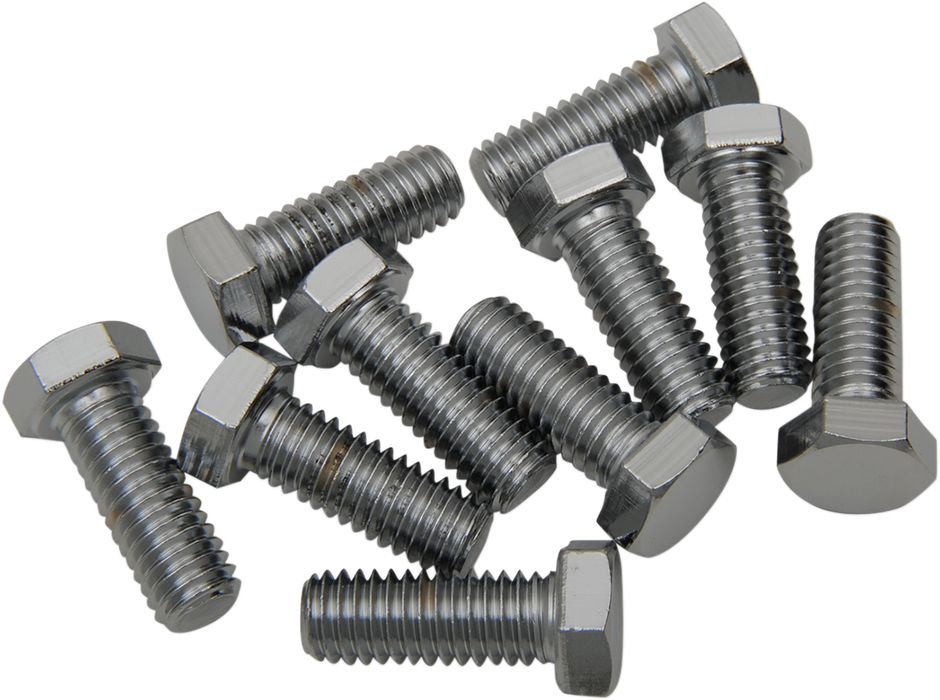 DRAG SPECIALTIES Bolts - Hex-Head - Chrome - 3/8"-16 x 1-1/4" MPB133