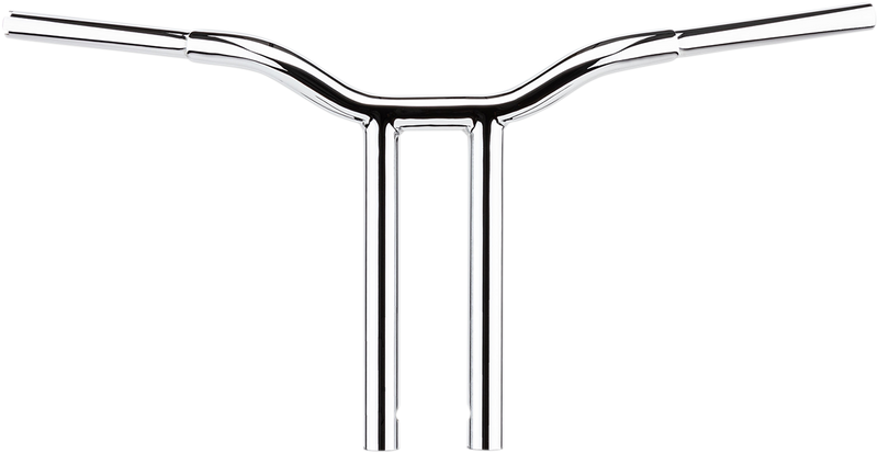 LA CHOPPERS Handlebar - Kage Fighter - One Piece - 10" - Chrome LA-7337-10