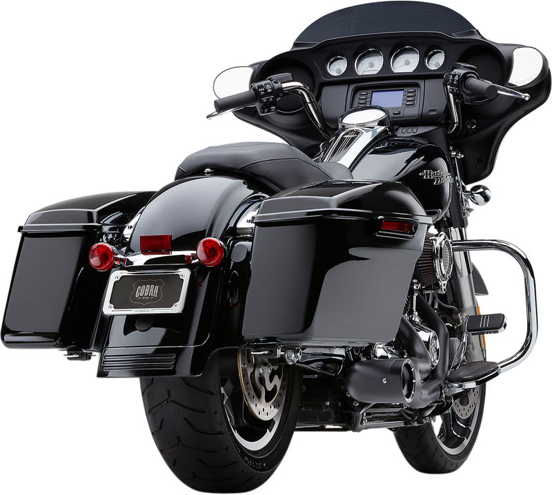 COBRA Turn Out 2-into-1 Exhaust System - Black 6271B-1