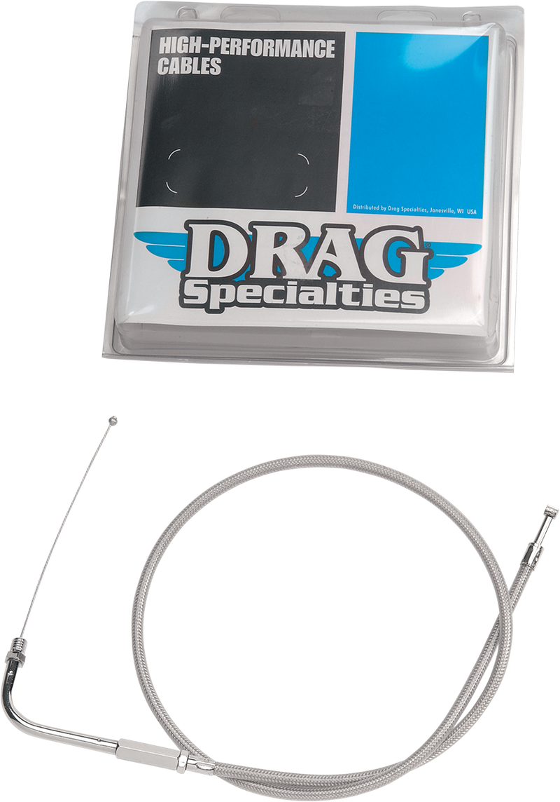 DRAG SPECIALTIES Throttle Cable - 37-9/10" - Braided 5331600B