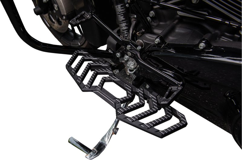 KODLIN MOTORCYCLE Trackboards Floorboards - Black K73232