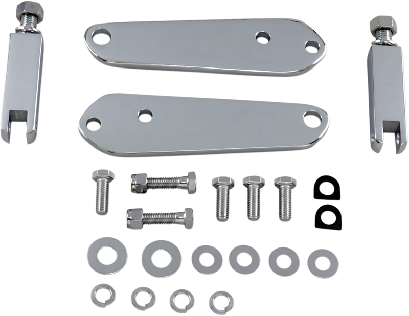 DRAG SPECIALTIES Highway Peg Mount - Chrome - Dyna 75416