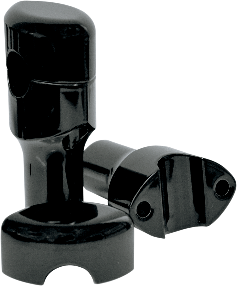 LA CHOPPERS Risers - Smooth - 3" - Black LA-7402-03B