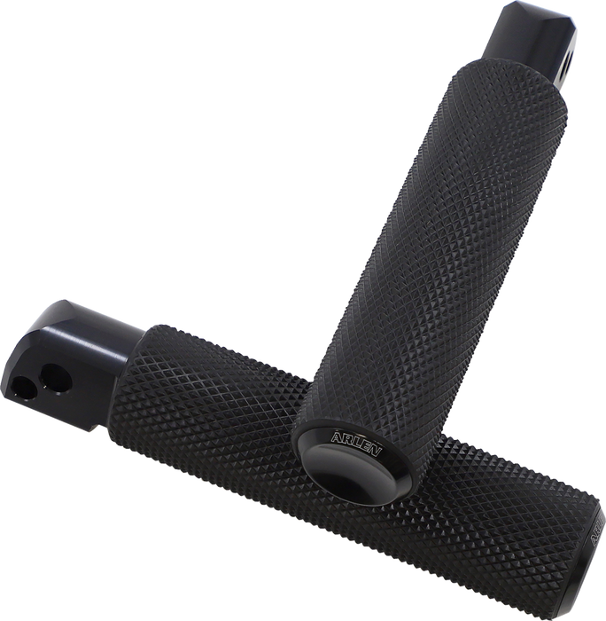 ARLEN NESS Passenger Knurled Footpegs - Black - FLDE 07-943