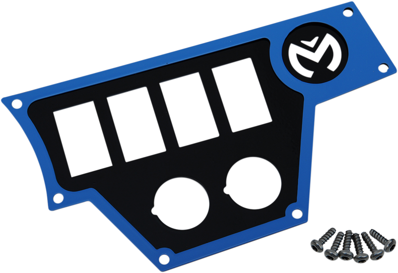 MOOSE UTILITY Dash Plate - Large - Right - Blue 100-4372-PU