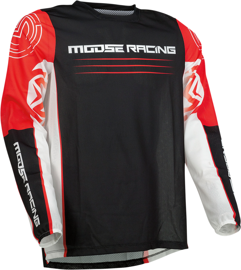 MOOSE RACING Sahara Jersey - Red/Black - Medium 2910-6853