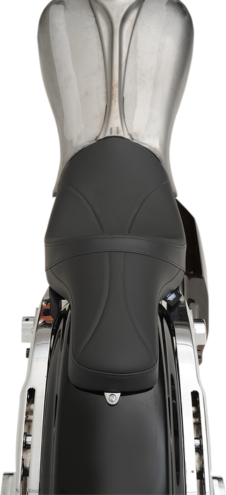 DRAG SPECIALTIES Predator Seat - Mild Stitched - Yaffe Gas Tank - FL '08-'22 0801-1073