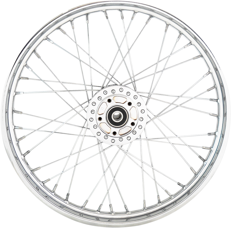 DRAG SPECIALTIES Front Wheel - Single Disc/No ABS - Chrome - 21"x2.15" - '06-'07 XL 64540