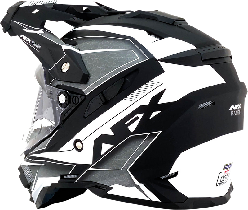 AFX FX-41 Motorcycle Helmet - Range - Matte Black - Medium 0140-0062