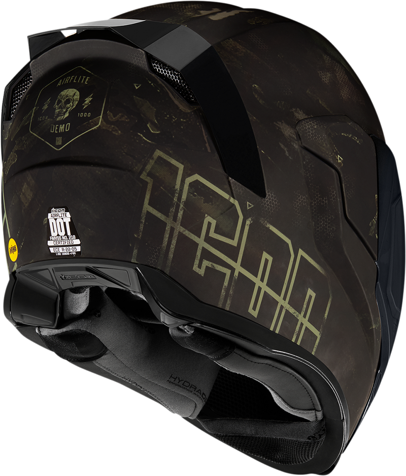 ICON Airflite™ Motorcycle Helmet - Demo - MIPS® - Black - XS 0101-14122