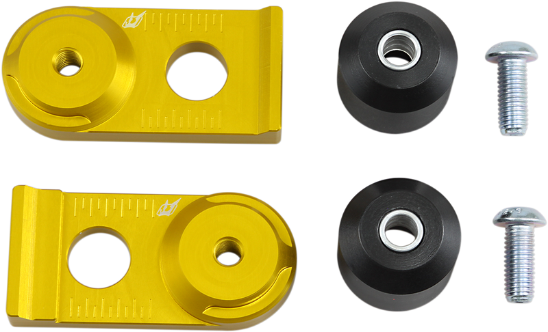 DRIVEN RACING Axle Block Sliders -Yamaha - Gold DRAX-116-GD