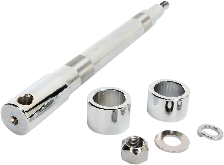 DRAG SPECIALTIES Axle Kit - Front - Chrome - '00-'07 FLT 16-0324NU