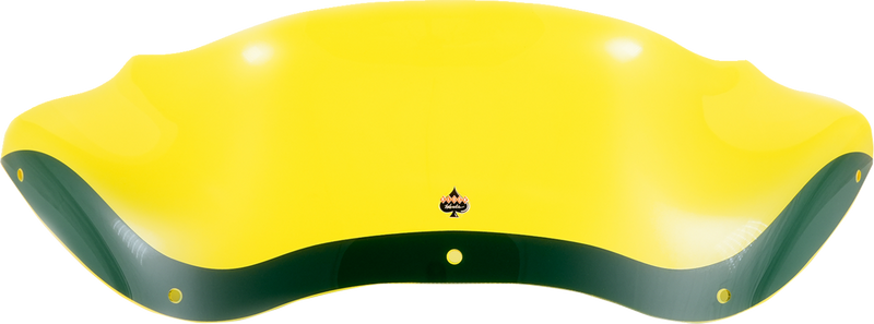 KLOCK WERKS Kolor Flare™ Windshield - 8" - Yellow Ice - FLTR KWW-01-0624