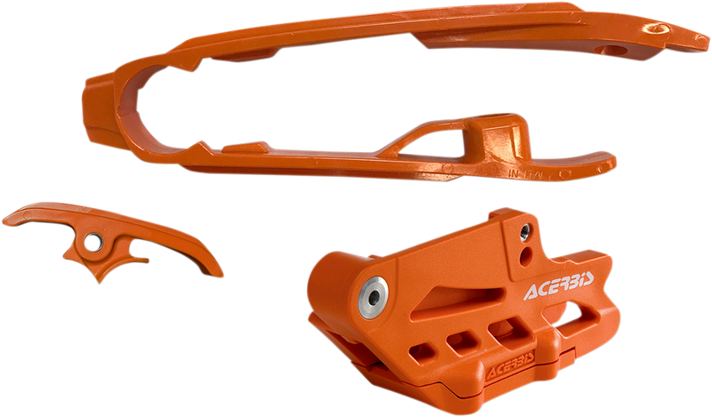 ACERBIS Chain Guide 2.0 and Slider Kit - Husqvarna/KTM/Gas Gas - Orange 2462630036