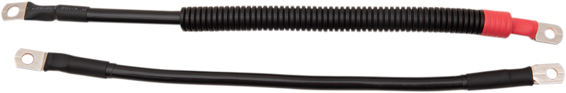 DRAG SPECIALTIES Black Battery Cable Set - '10-'13 XL ACT 6-GAUGE CABLES E25-0091B-D6