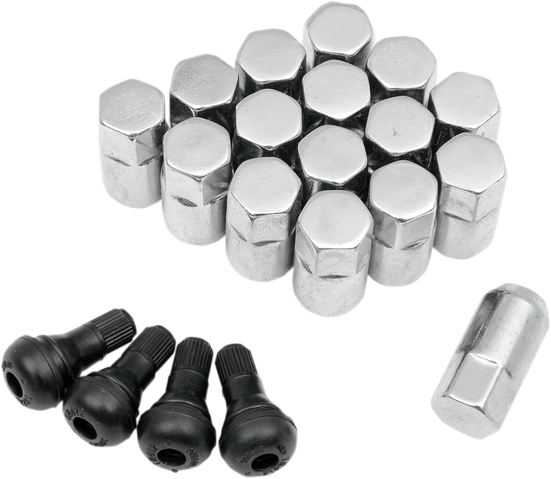 MOOSE UTILITY Lug Nut - 3/8"-24 - Chrome - 16 Pack SP300MO201