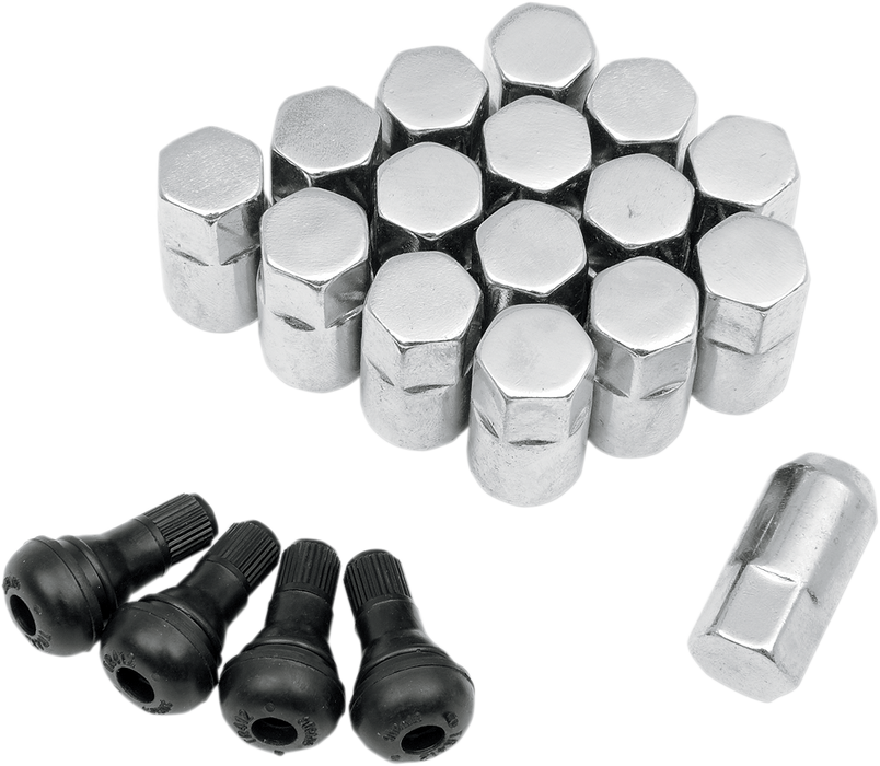 MOOSE UTILITY Lug Nut - 3/8"-24 - Chrome - 16 Pack SP300MO201