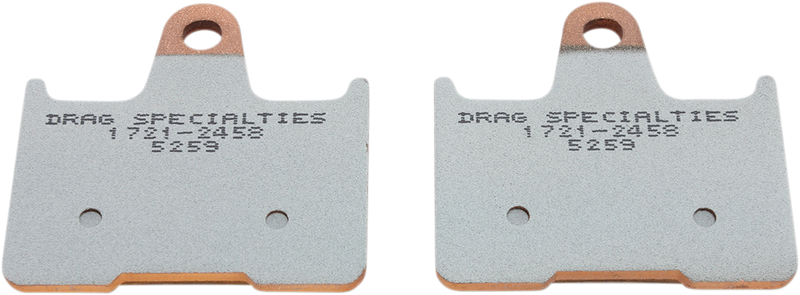 DRAG SPECIALTIES Sintered Brake Pads - Sportster FIT 14-21 XL MODELS HDP537