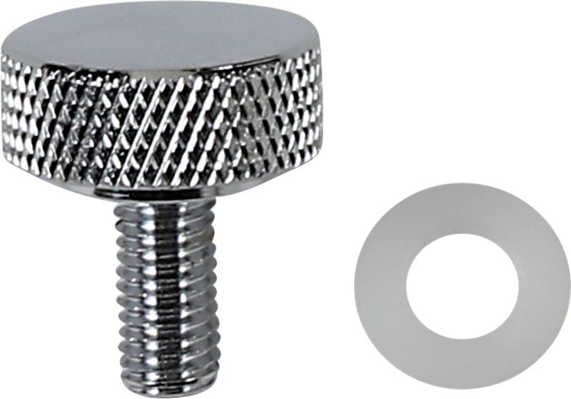 DRAG SPECIALTIES Seat Knob - Chrome - 1/4-28 370280