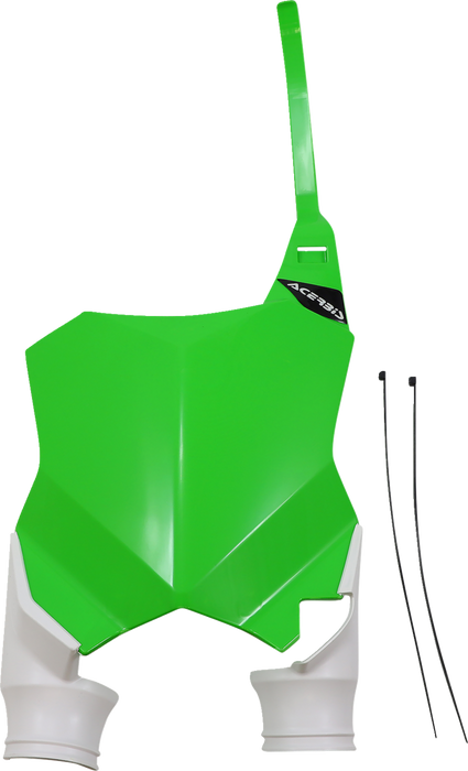 ACERBIS Raptor Number Plate - Green/White 2527431075