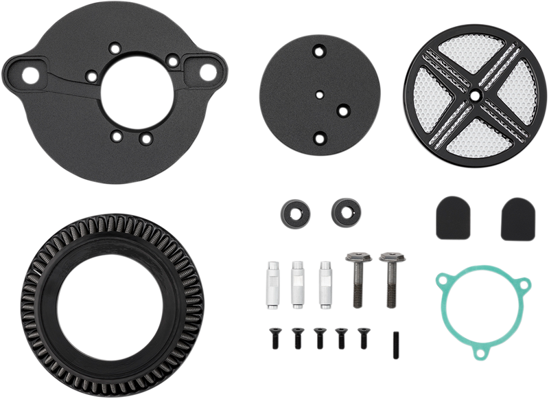 LA CHOPPERS XXX Air Cleaner - Black - M8 LA-2390-03B