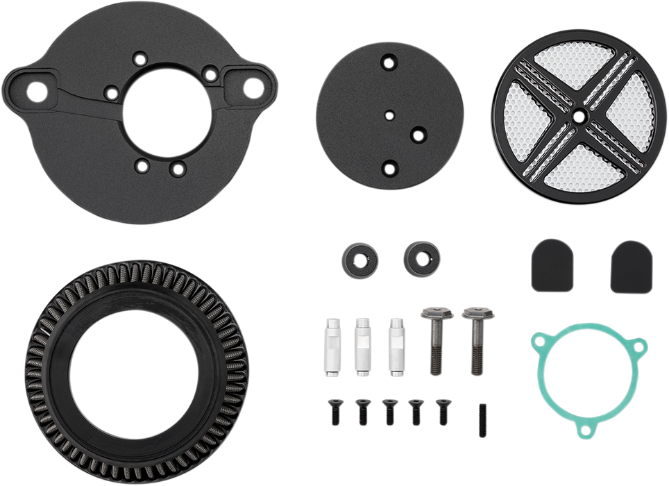 LA CHOPPERS XXX Air Cleaner - Black - M8 LA-2390-03B