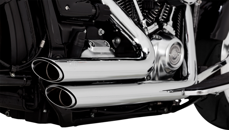 VANCE & HINES Shortshots Staggered Exhaust System - Chrome 17335
