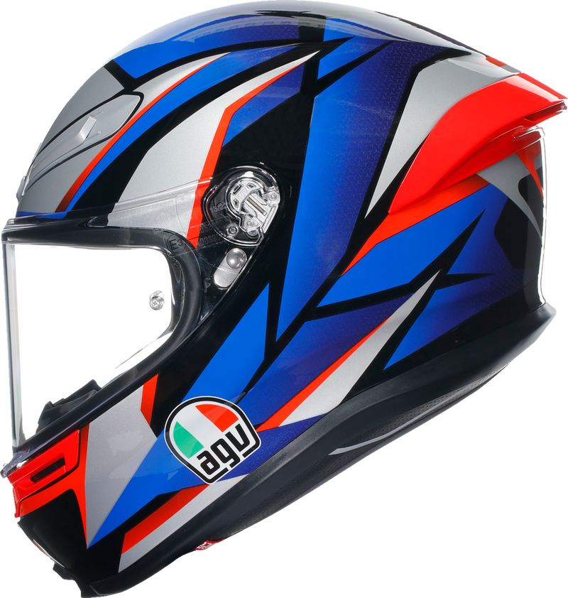 AGV K6 S Motorcycle Helmet - Slashcut - Black/Blue/Red - 2XL 21183950020152X