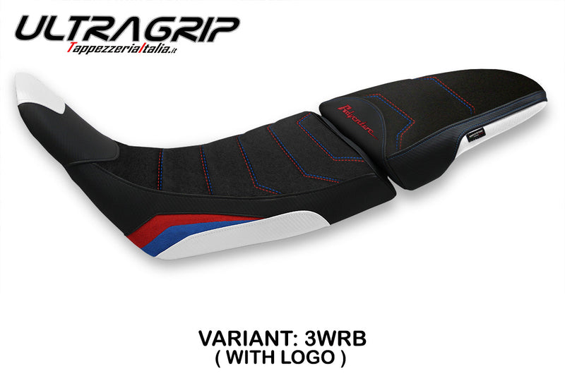 Honda Africa Twin ADV Sport 2020-2024 Seat Cover Tappezzeria Italia Ultragrip in White and Red