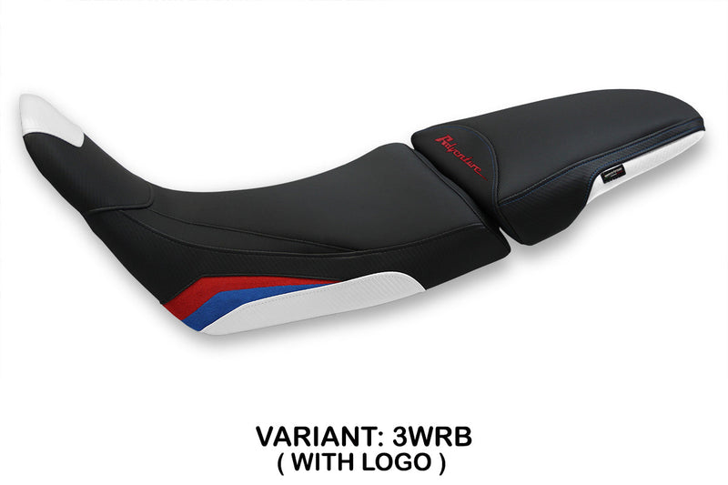 Honda Africa Twin 1100 ADV Sport 2020-2024 Seat Cover Tappezzeria Italia in White, Red and Blue