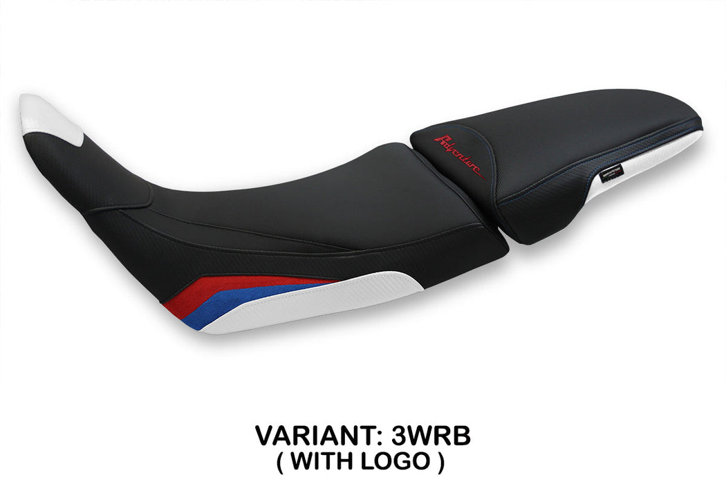 Honda Africa Twin 1100 ADV Sport 2020-2024 Seat Cover Tappezzeria Italia in White, Red and Blue