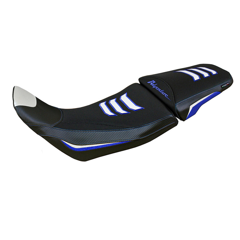 Honda Africa Twin ADV Sport 2020-2024 Seat Cover Tappezzeria Italia Comfort in Blue and White