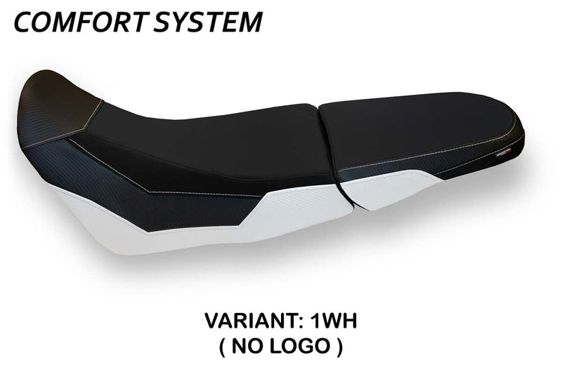 Honda Africa Twin 1000 Adventure 2018-2019 Seat Cover Tappezzeria Italia Comfort in White