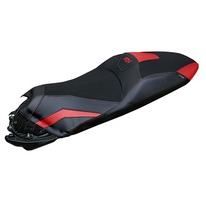 Honda ADV 350 2022-2024 Seat Cover Tappezzeria Italia Comfort in Red and Black
