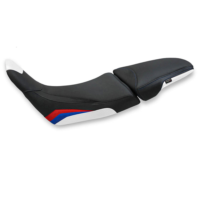 Honda Africa Twin 1100 2020-2024 Seat Cover Tappezzeria Italia in White, Red and Blue