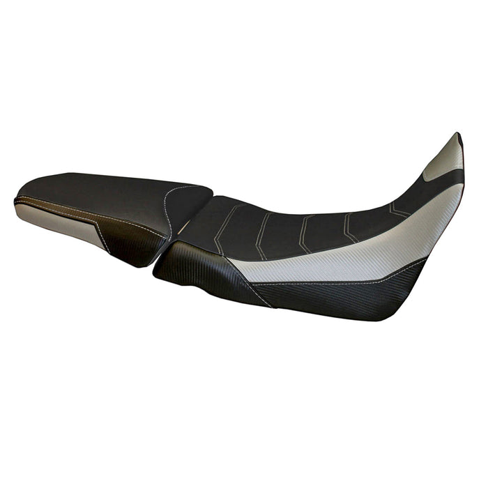 Honda Africa Twin 1000 2015-2019 Seat Cover Tappezzeria Italia Comfort in Silver