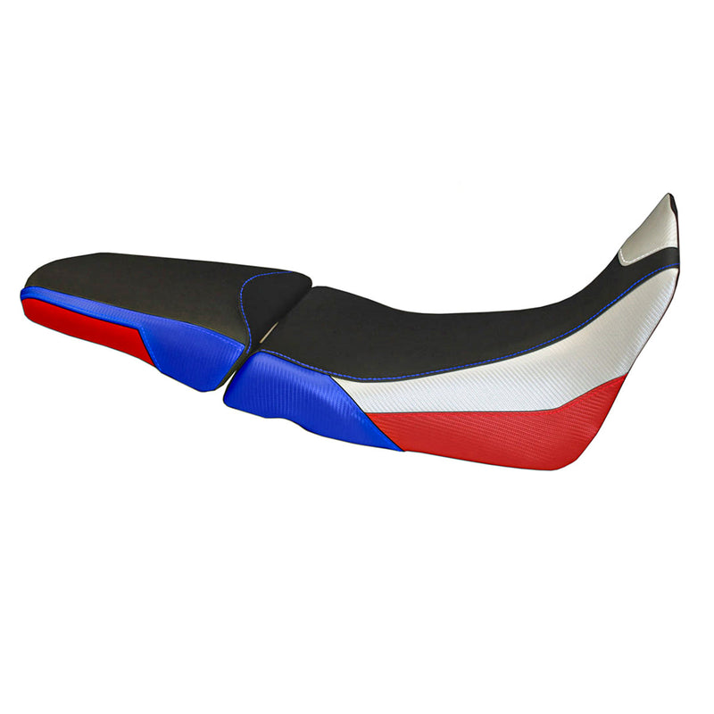 Honda Africa Twin 1000 2015-2019 Seat Cover Tappezzeria Italia in White, Red and Blue