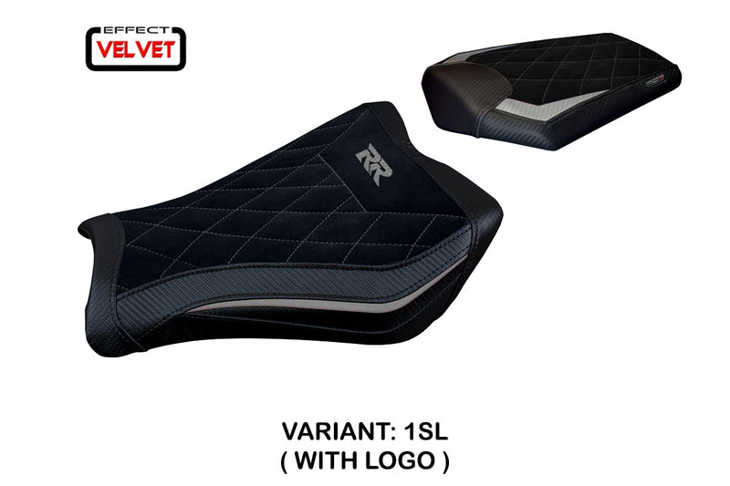 Honda CBR1000RR 2008-2016 Seat Cover Tappezzeria Italia in Silver Diamond SE