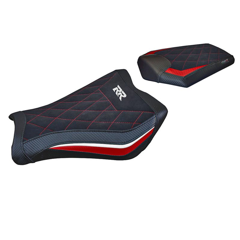 Honda CBR1000RR 2008-2016 Seat Cover Tappezzeria Italia in Red and White Diamond