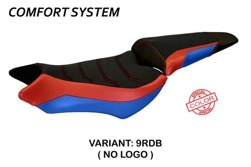 Honda CB1000R 2008-2017 Seat Cover Tappezzeria Italia Comfort in Red and Blue