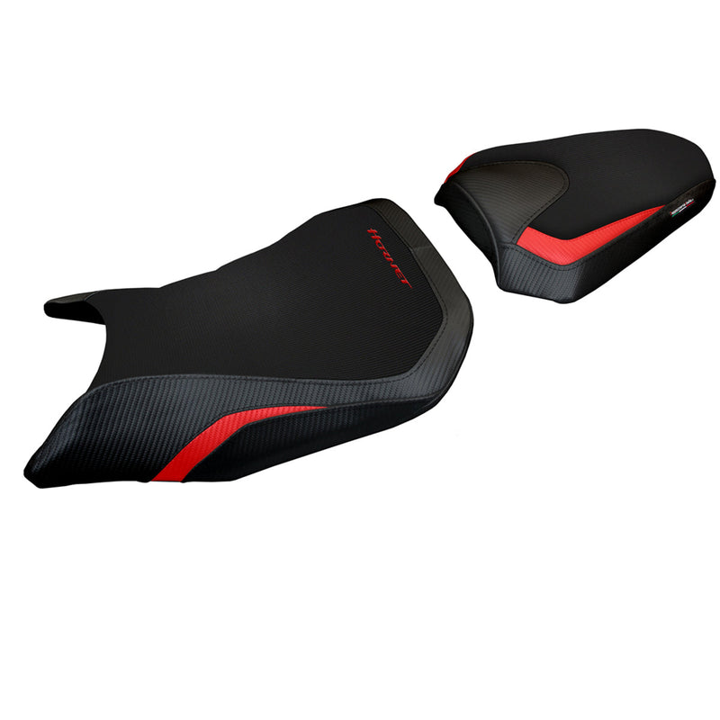 Honda CB500 Hornet 2024 Seat Cover Tappezzeria Italia Red and Black