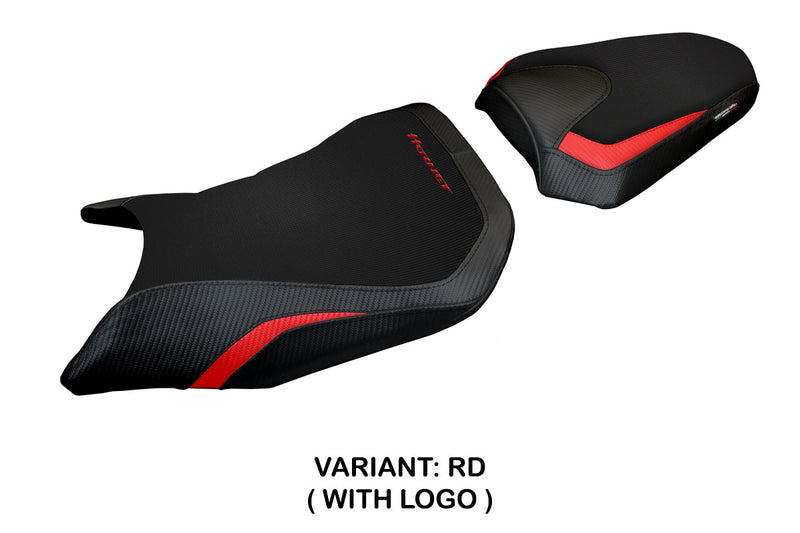 Honda CB500 Hornet 2024 Seat Cover Tappezzeria Italia Red and Black