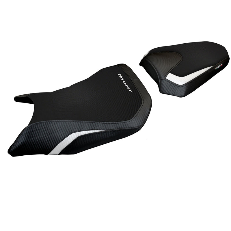 Honda CB500 Hornet 2024 Seat Cover Tappezzeria Italia White and Black