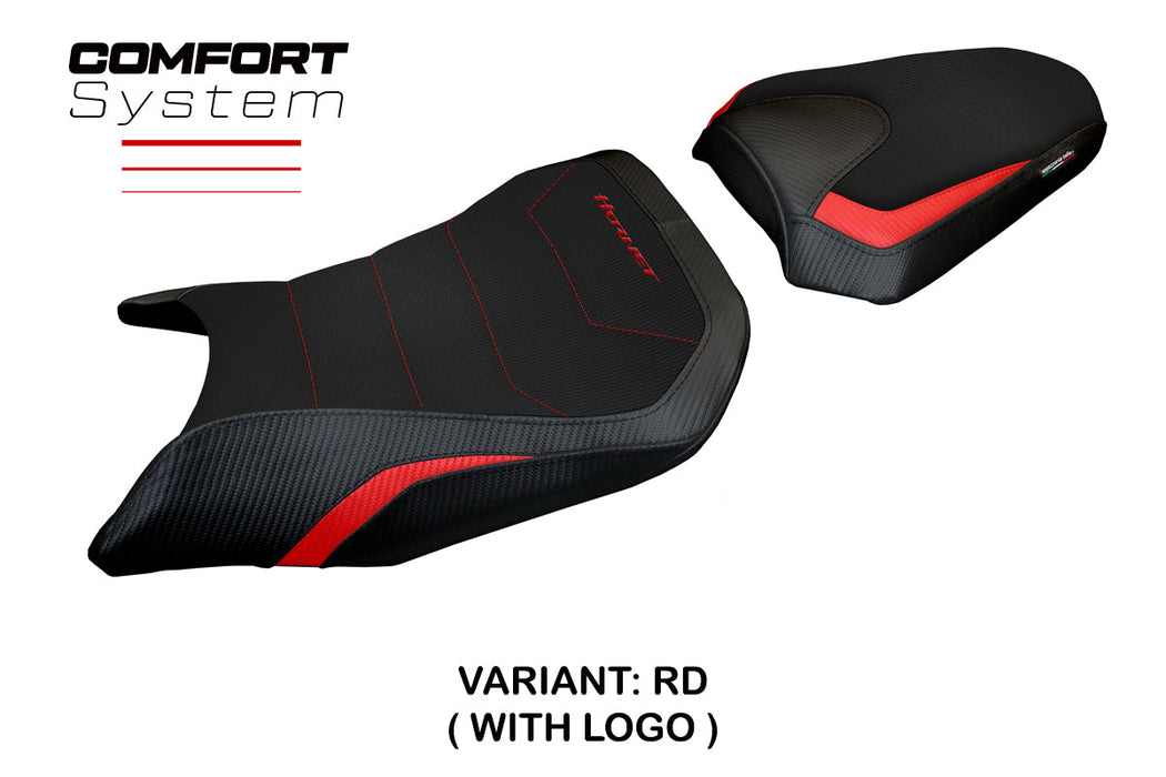 Honda CB500 Hornet 2024 Seat Cover Tappezzeria Italia Comfort Red and Black