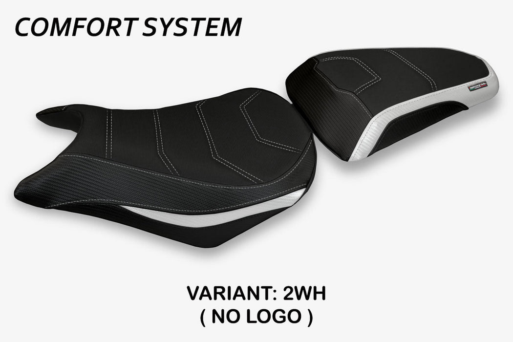 Honda CB500F 2012-2015 Seat Cover Tappezzeria Italia Comfort in White and Black