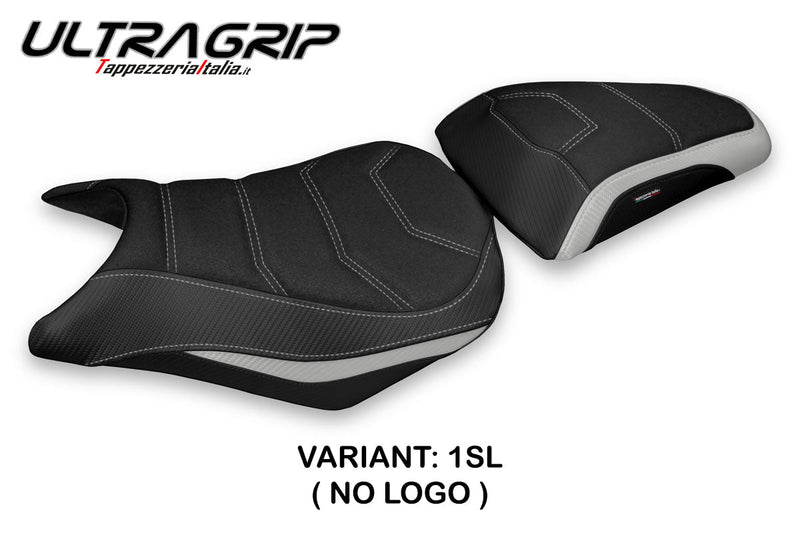 Honda CB500F 2012-2015 Seat Cover Tappezzeria Italia Ultragrip in Silver and Black