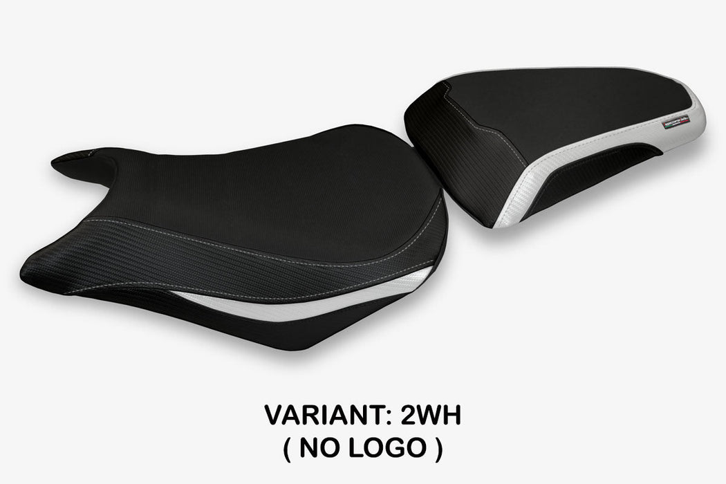 Honda CB500F 2012-2015 Seat Cover Tappezzeria Italia in White and Black