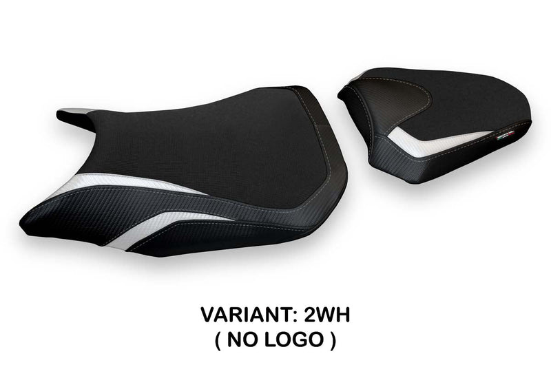 Honda CB500F 2016-2023 Seat Cover Tappezzeria Italia in White and Black